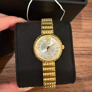 Versace Greca Goddess Petite Watch in Gold